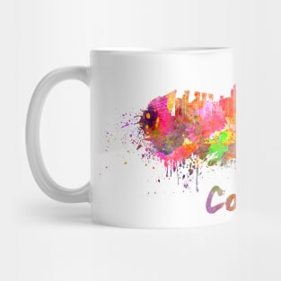 Coventry skyline in watercolor Mug